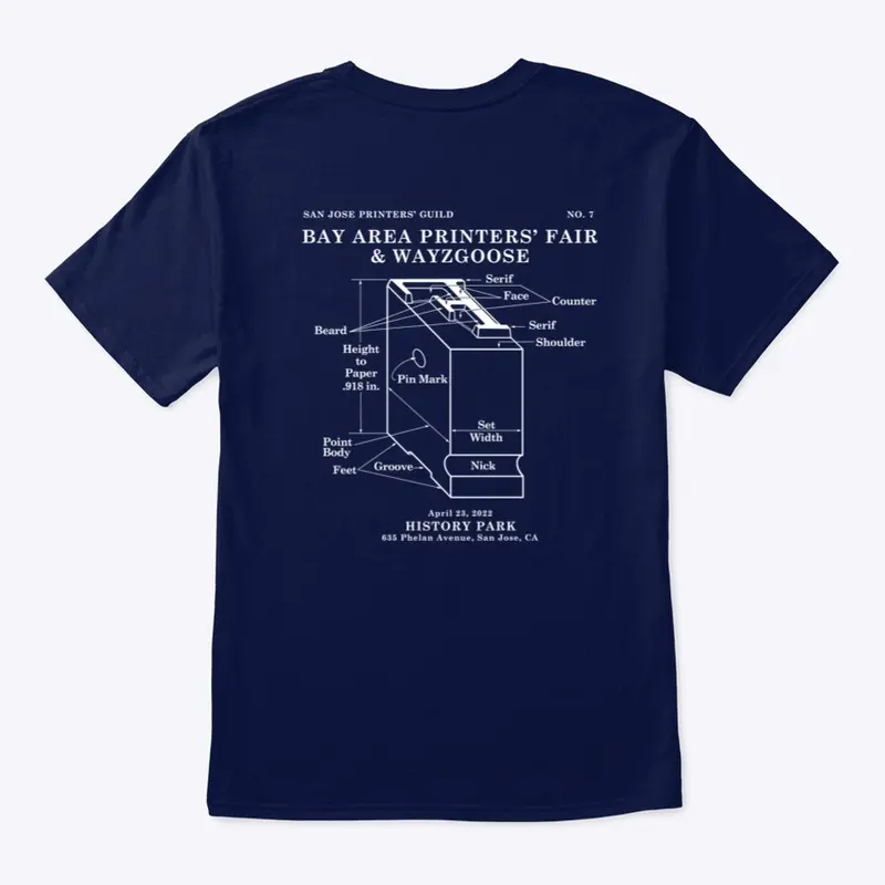 Type Anatomy Shirt, 2022 Wayzgoose